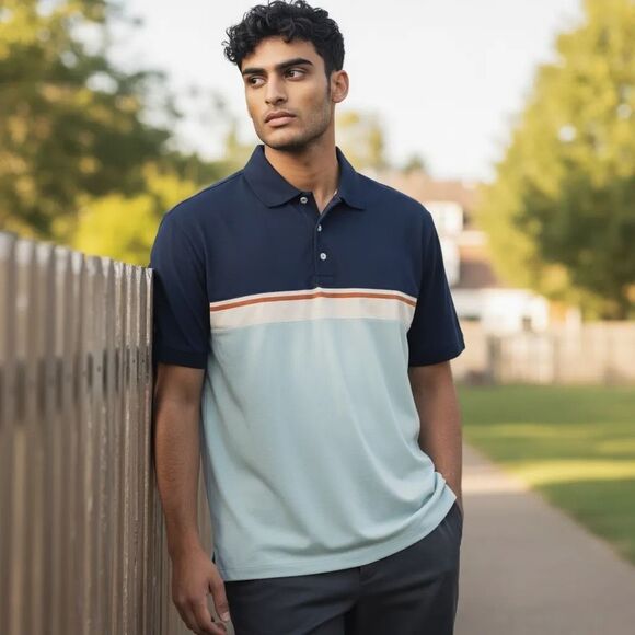 Brooks Brothers Short Sleeve Performance Polo Shirt Large - Picture 1 of 6